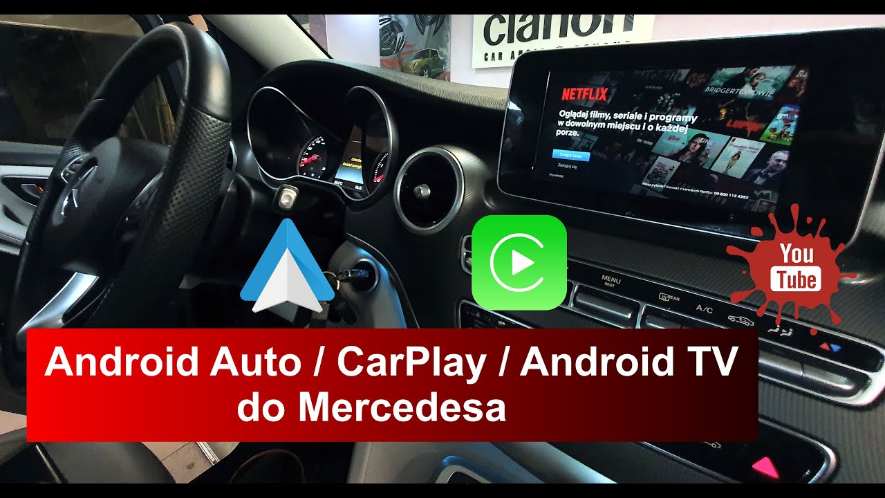 Android Auto / Apple CarPlay / Android TV do Mercedesa
