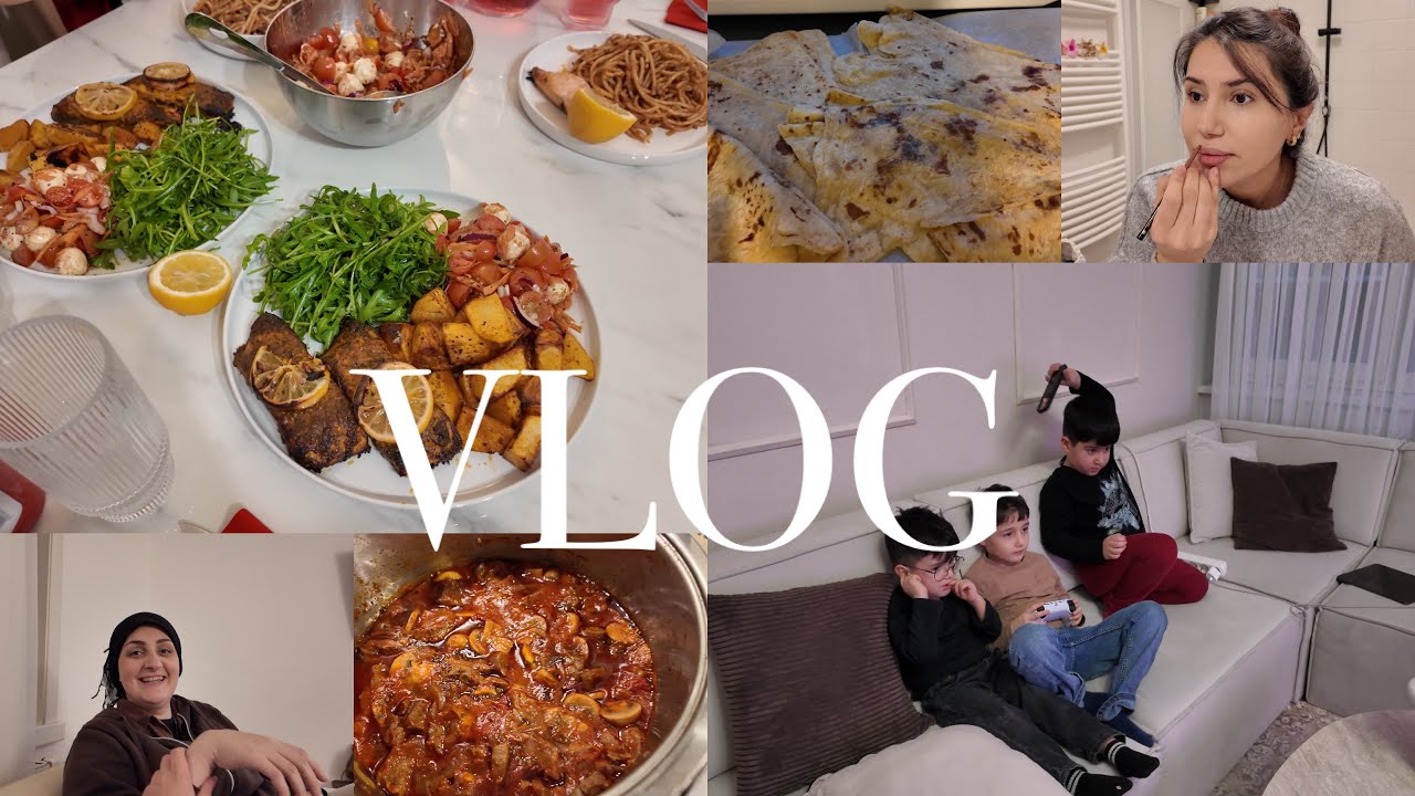 KÜS DEĞİLİZ‼️ARKADAŞIMDA AKŞAM YEMEĞİ😍2 GÜNLÜK VLOG, GÖRÜMCEMİN ÇOCUKLARI BENDE😍TAZE EKMEK🥰