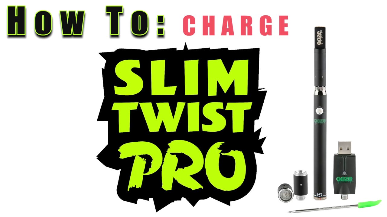 Ooze Pen Charging Instructions Slim Twist Pro 101: How to Charge (Battery)