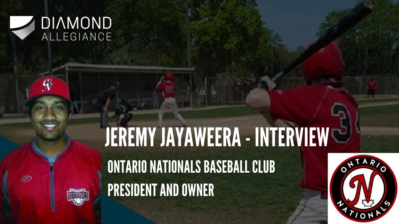 Jeremy Jayaweera President and Owner,  Ontario Nationals Baseball Club