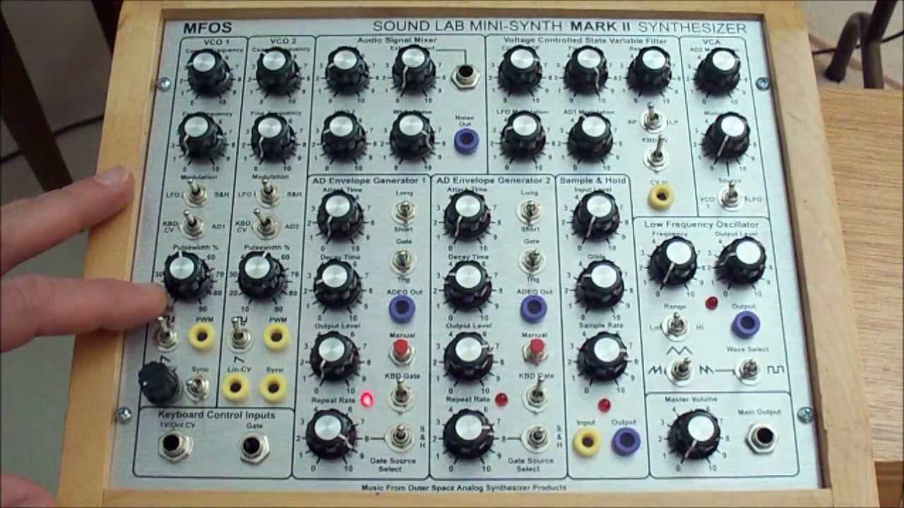 MFOS Sound Lab Mini-Synth Mark II Presentation