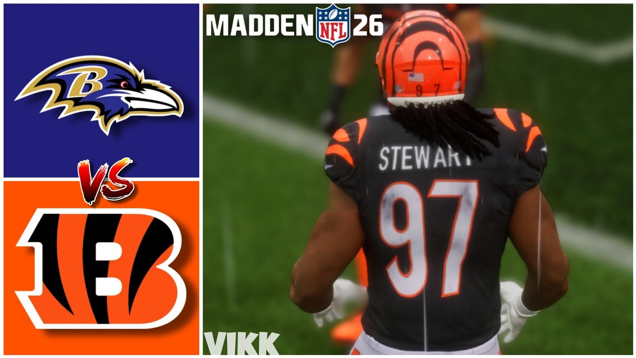Ravens vs Bengals Week 15 Simulation (Madden 26 Rosters)
