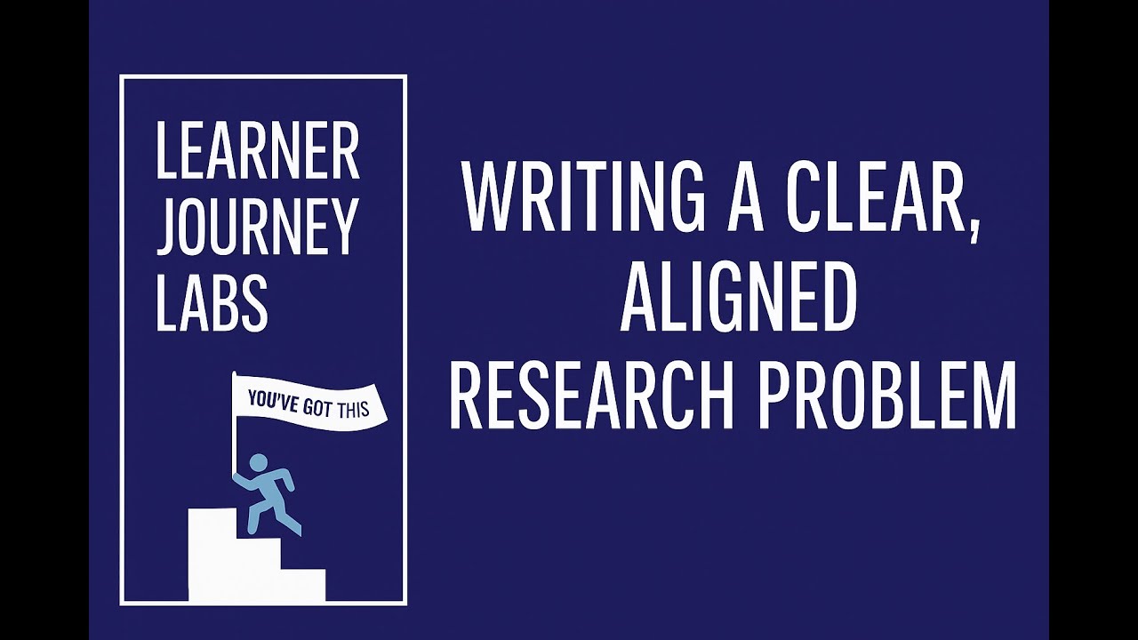 How to Craft a Strong Research Problem for Your Dissertation (First Iteration)
