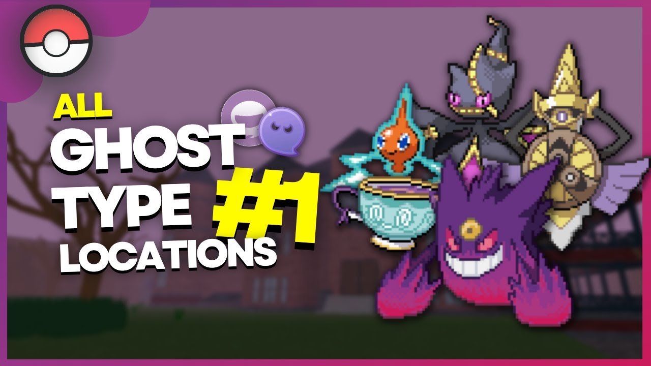 All Ghost Type Locations In PBF! #1 | Pokemon Brick Bronze
