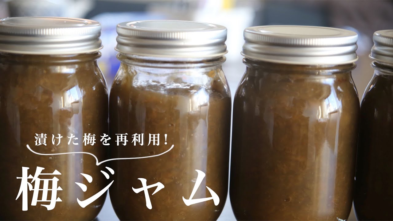 【梅シロップ・梅酒の梅を再利用】梅ジャムの作り方／レシピ（簡単な梅仕事）