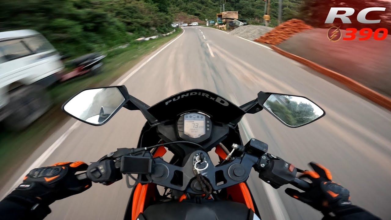RC 390 WORTH iT ? 🥵 BOOMBASTIC EVENING RIDE ON DESI MOTO GP ROAD 🥶