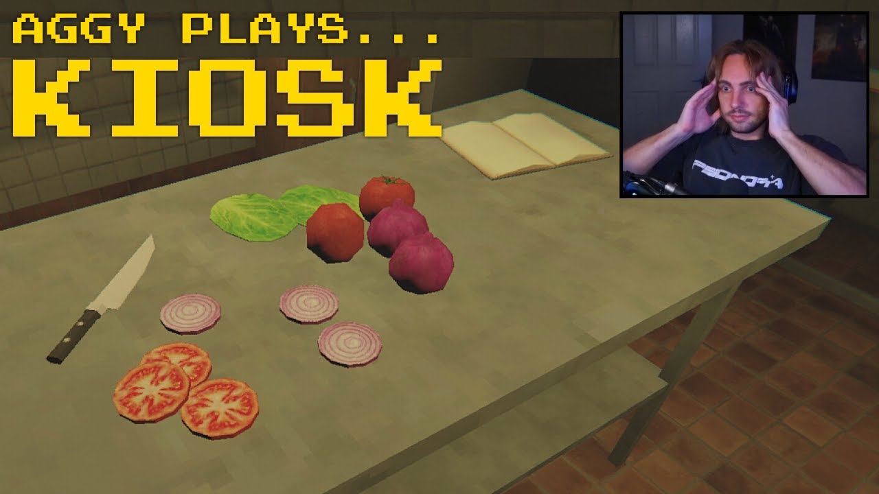 Aggy has a panic attack flipping burgers - Kiosk