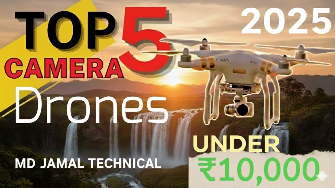 “Top 5 Powerful 4K Drones Under ₹10,000 – Best Budget Drone 2025 (Shocking Features!)”