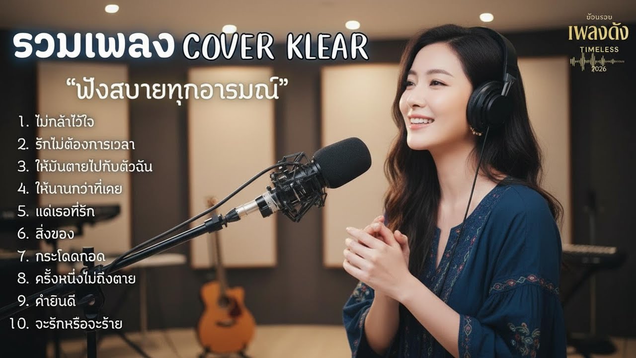 รวมเพลง Cover KLEAR l เพลงเพราะ ฟังสบายทุกอารมณ์