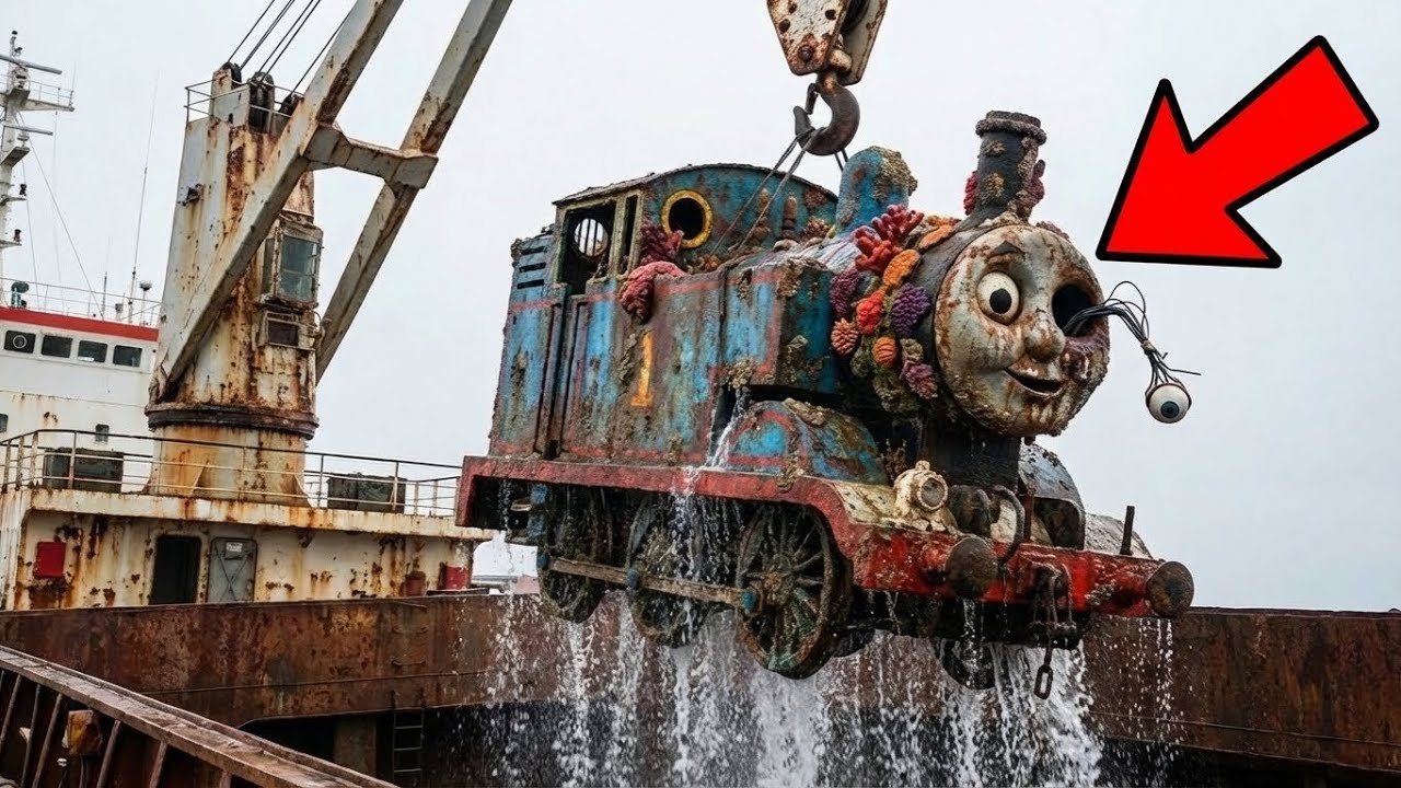 Abandoned Deep-Sea CRATER: Thomas The Tank Engine Salvage & Full ASMR Restoration