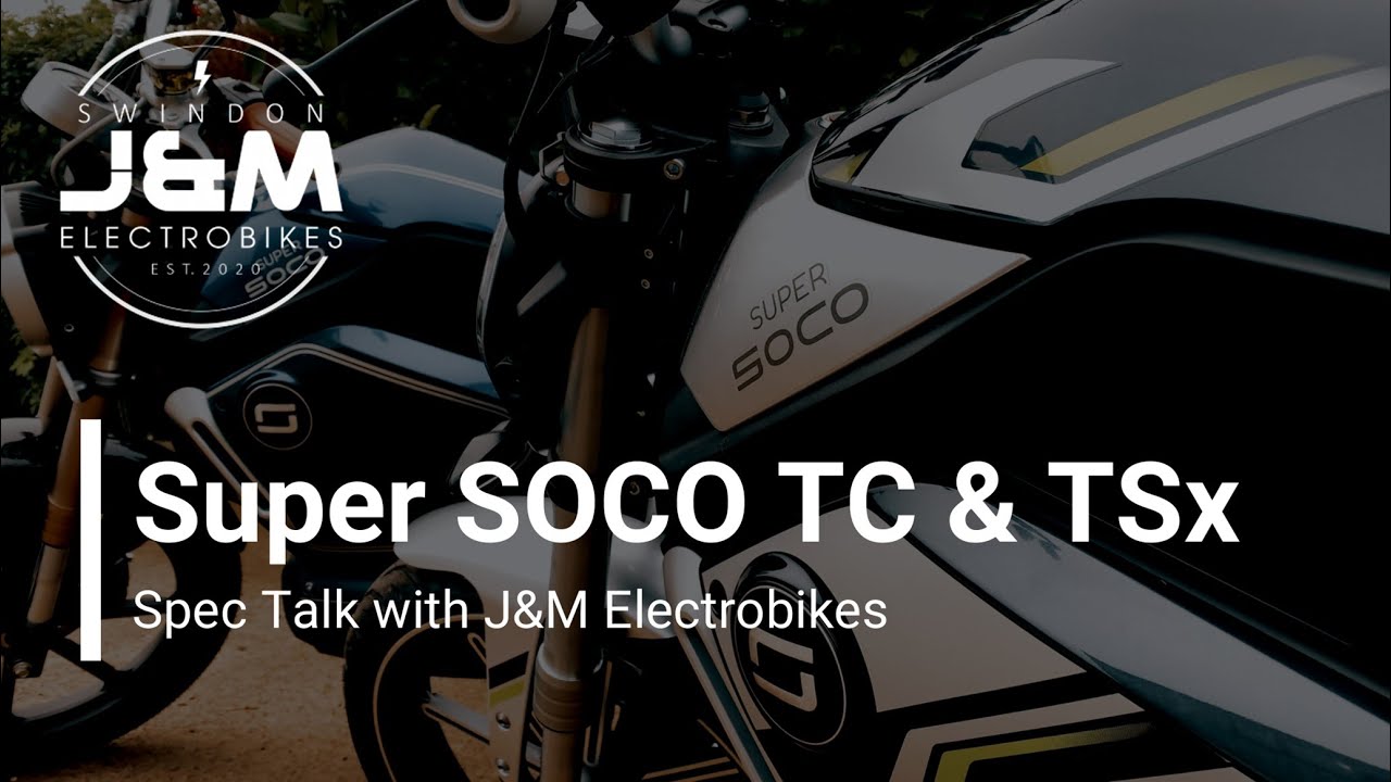 Super SOCO TC and TSx Spec Talk | J&M Electrobikes