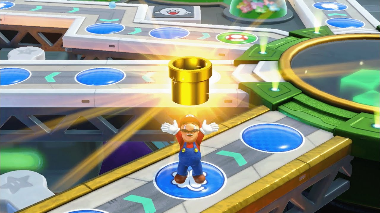 Mario Party Superstars - Mario vs Luigi vs Yoshi vs Birdo - Space Land (Master Difficulty)