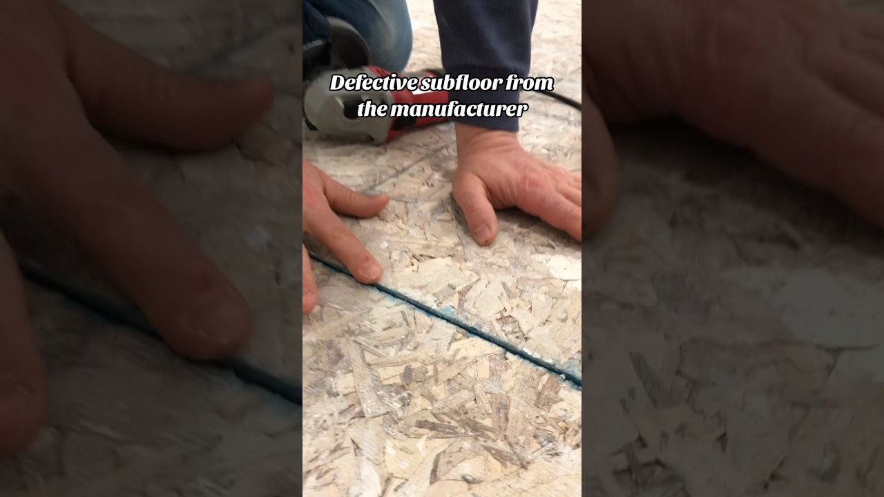 Check your subfloor before installing flooring!