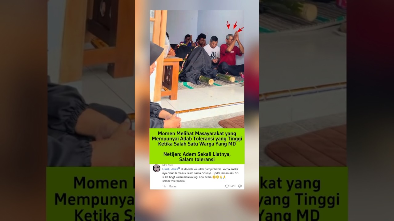 Itulah Pentingnya Tolransi Beragama 🙏🏻