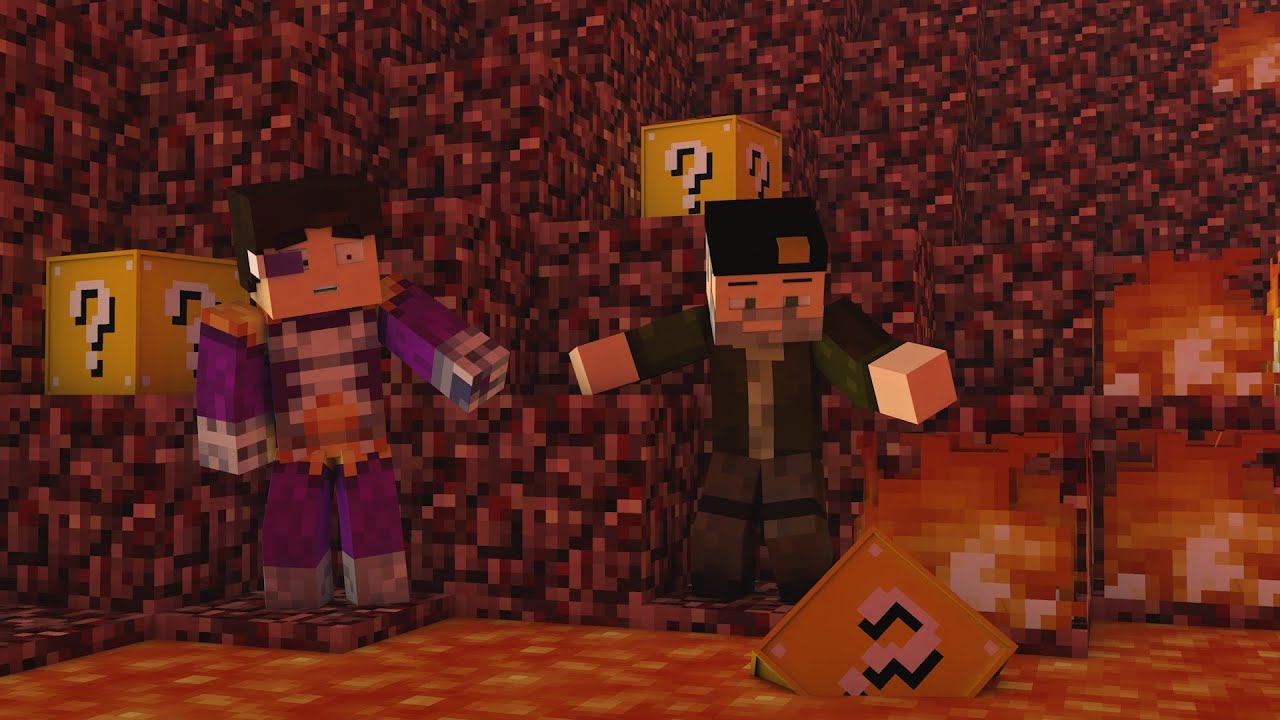 Minecraft | EL INFIERNO!! | Minijuego LUCKY ISLANDS c/ Vegetta