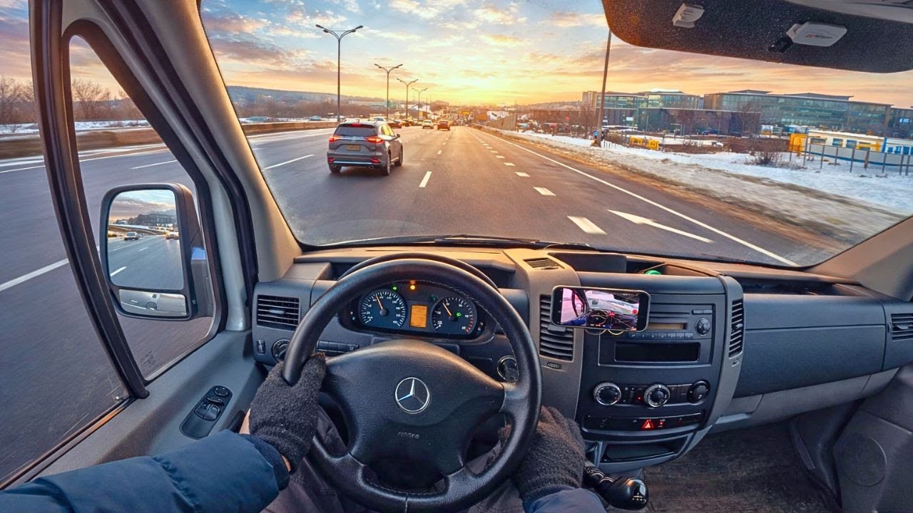 2008 Mercedes-Benz Sprinter 316 CDI Custom VAN — Sound, Interior & Exterior POV Drive