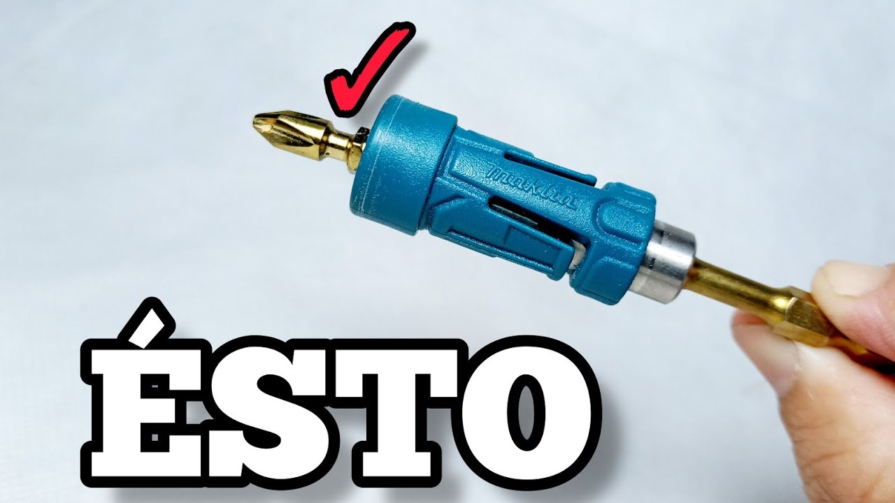 pocas personas SABEN ÉSTO !! || PUNTAS para ATORNILLADORES ?