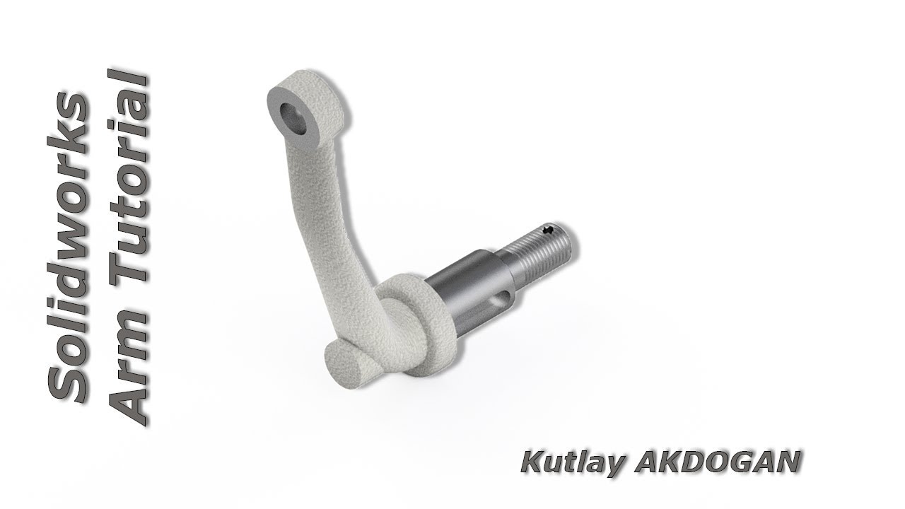 Solidworks Eğik Kol Çizimi