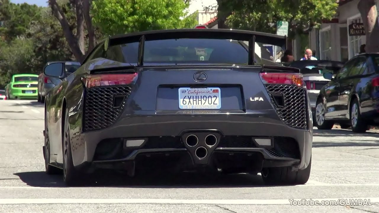 Lexus LFA Nurburgring Edition - Exhaust Sound! Start Up + Driving!