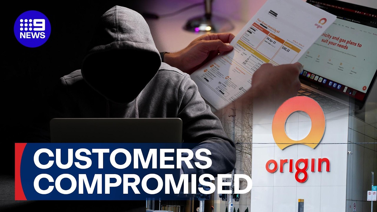 Origin Energy knew database was hacked weeks before telling customers | 9 News Australia