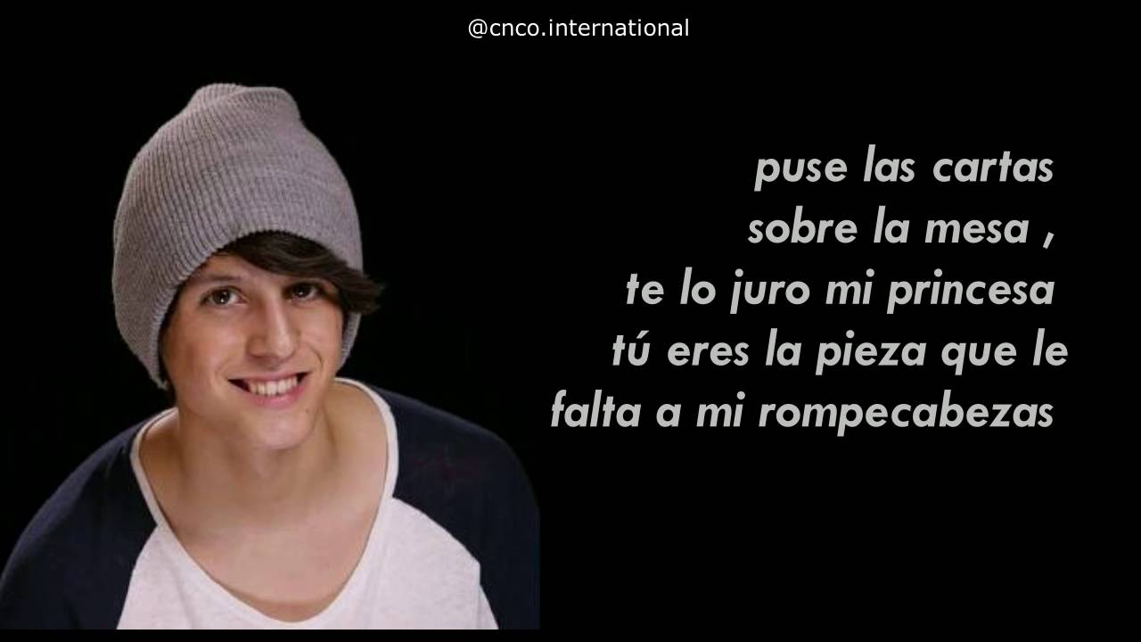 Cnco - No Entiendo |Lyrics/ Letra + Pictures| HD