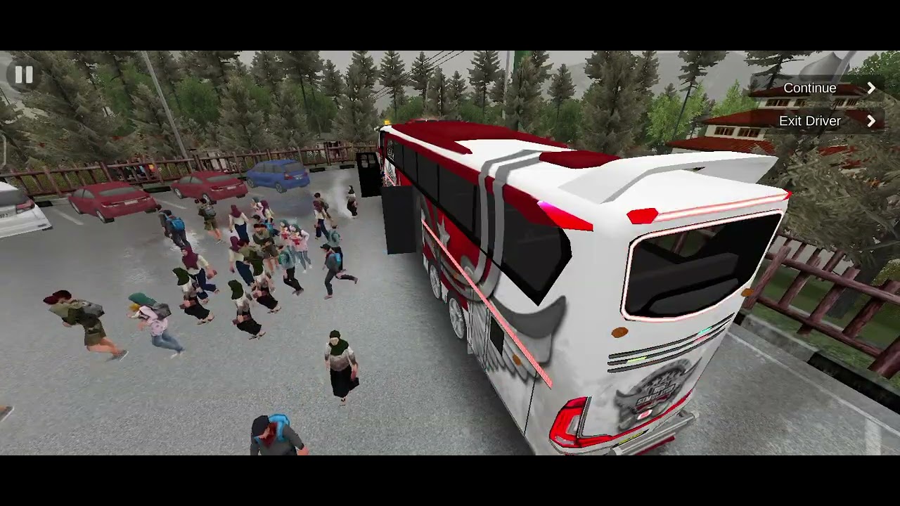 bus simulator indonesia - bus game play in driving mass driving experience on time tour