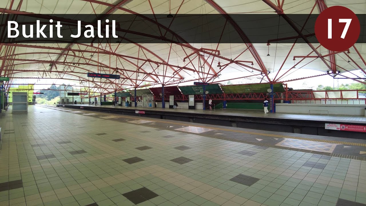 Bukit Jalil LRT Station Exterior & Interior | Sri Petaling Line