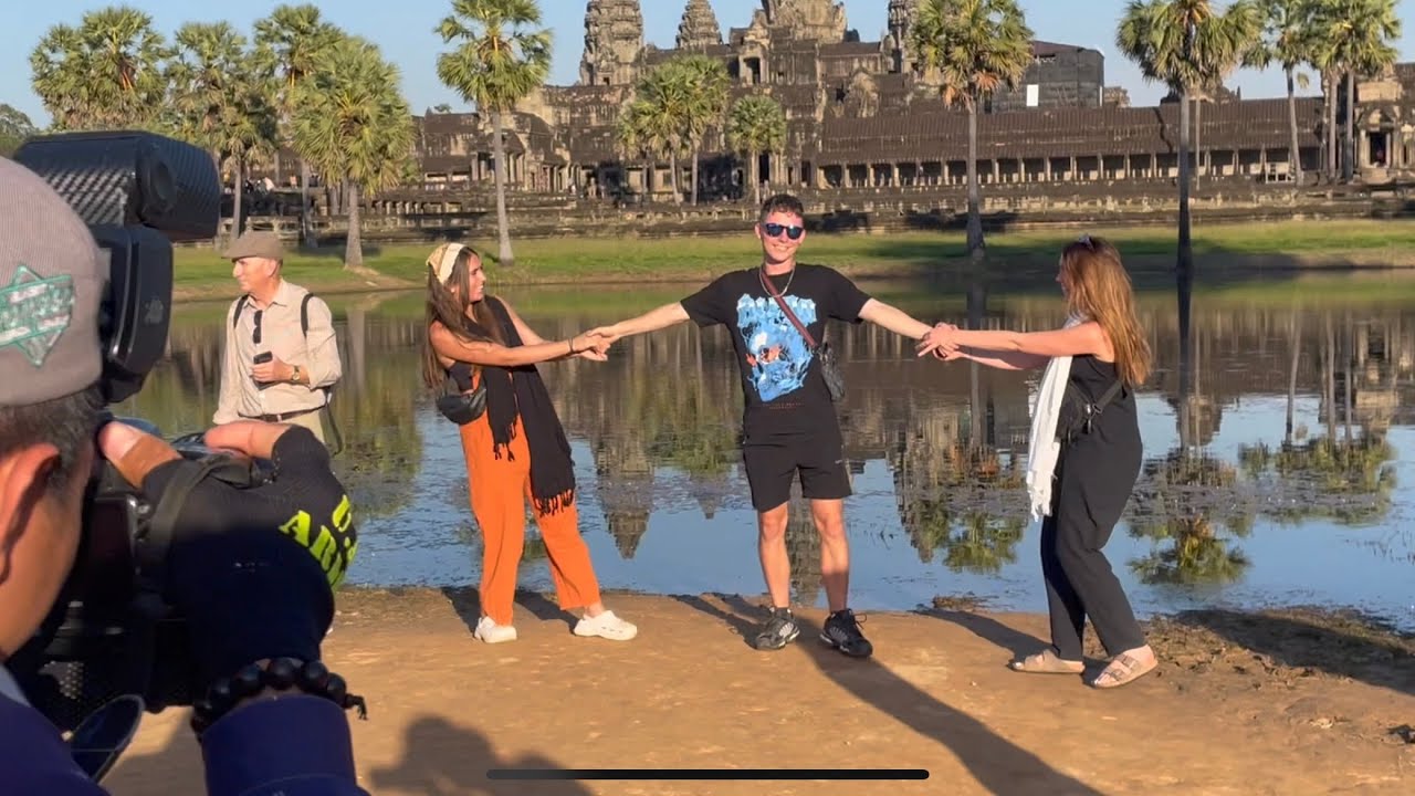 DANIEL ATTACKED BY MONKEYS AT ANGKOR WAT 🇰🇭 | Cooper’s Vlogs EP18
