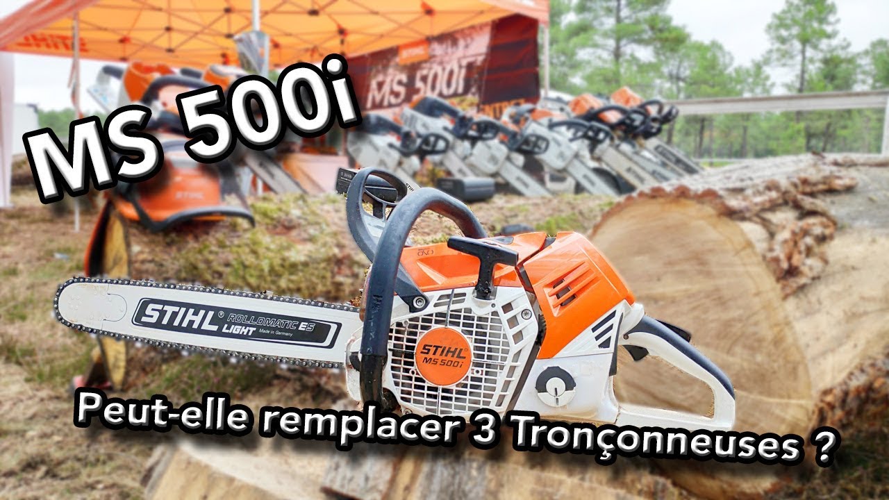 Stihl MS 500i  Peut elle remplacer 3 tronçonneuses ? Le Test...