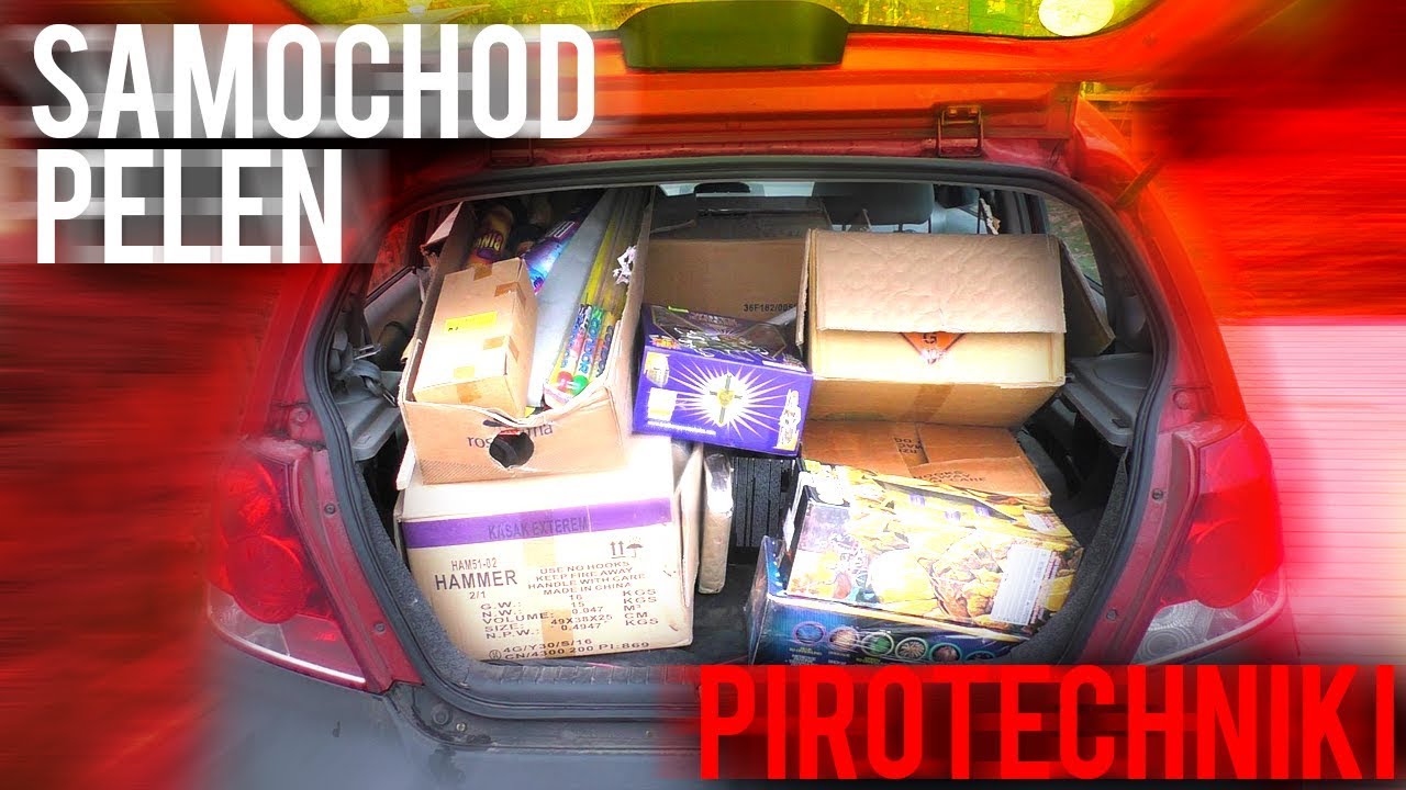NAJWIĘKSZY UNBOXING EVER - CAŁY SAMOCHÓD PIROTECHNIKI!!!