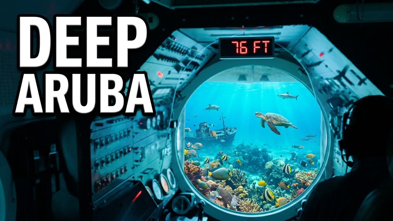 🏝️ Exploring Aruba Underwater: Our Epic Submarine Adventure!