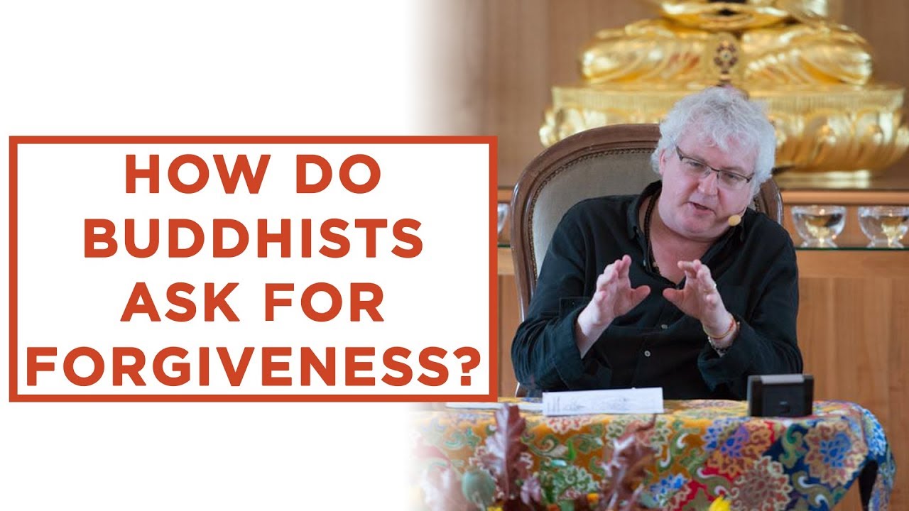 How do Buddhists ask for forgiveness?