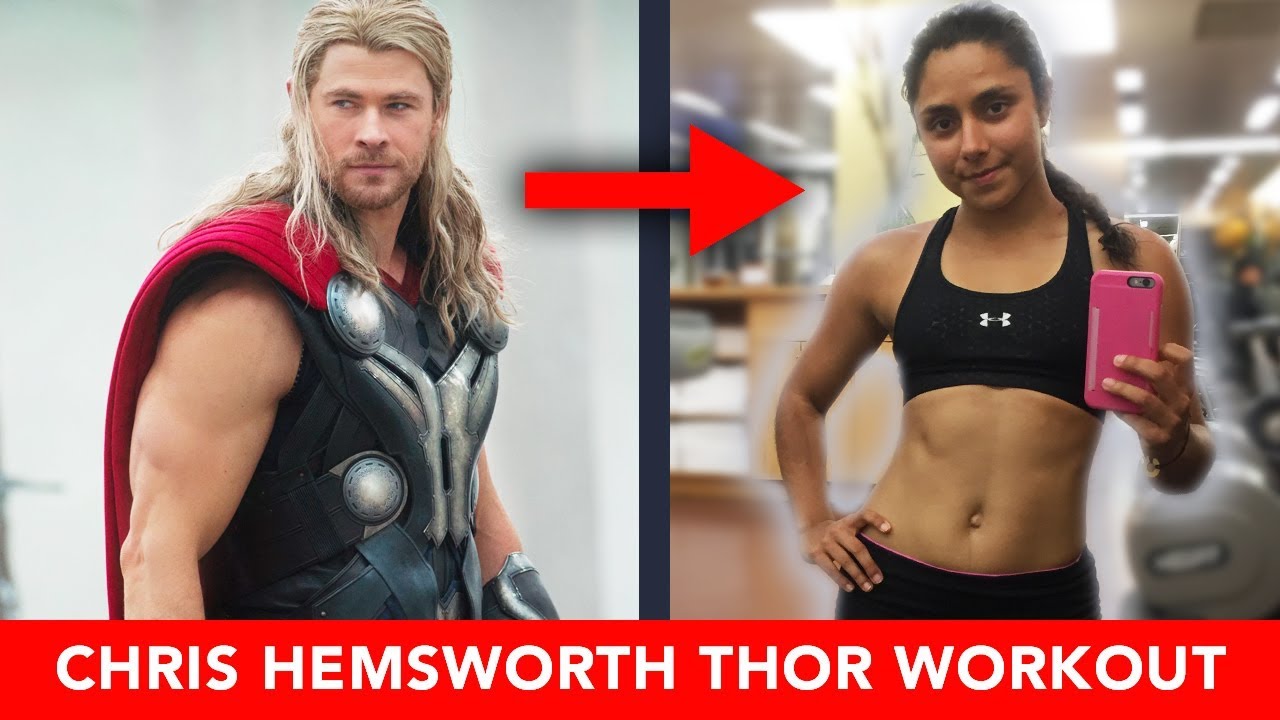We Tried Chris Hemsworth's THOR WORKOUT 🔨💥 (Upper Body)