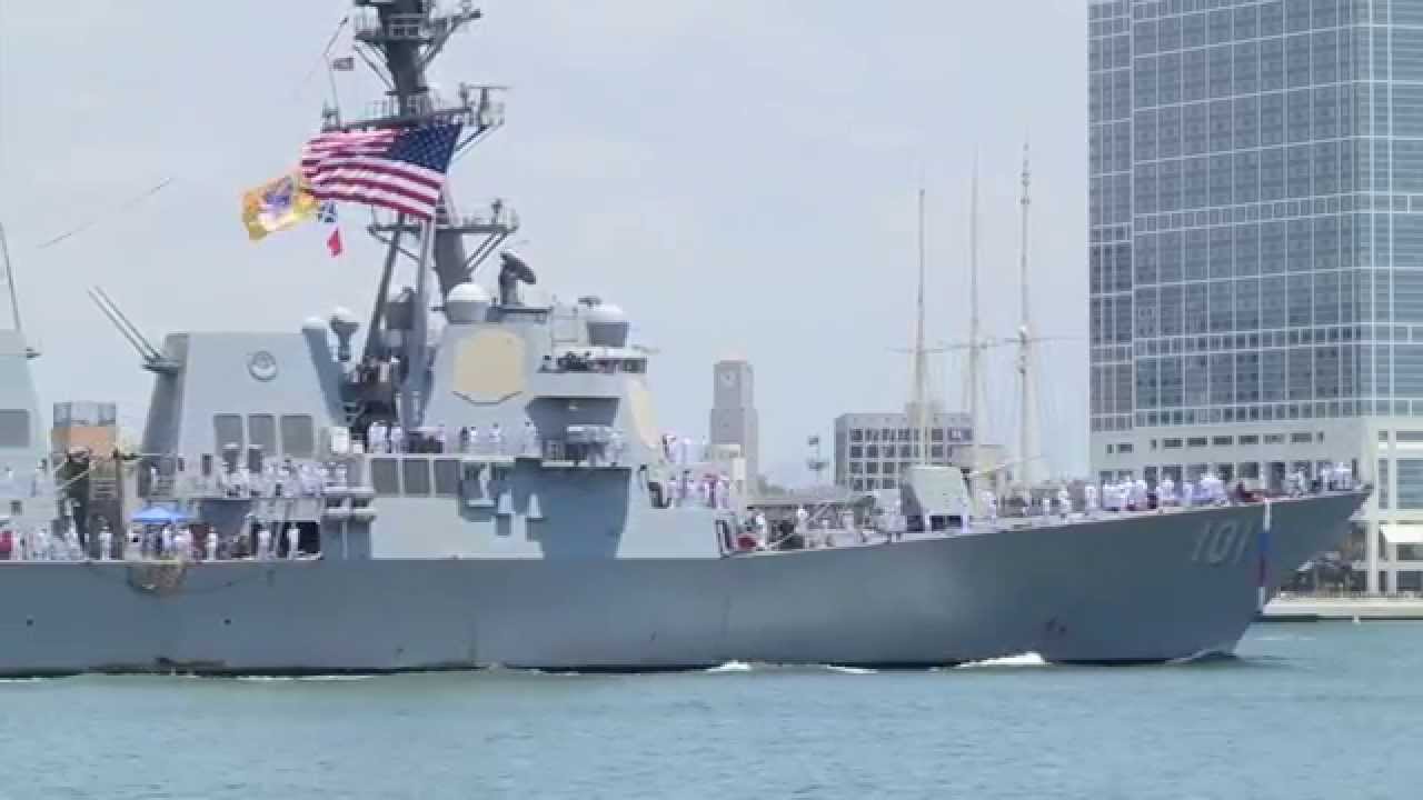 USS Gridley (DDG 101) returns to San Diego after a 10-month deployment