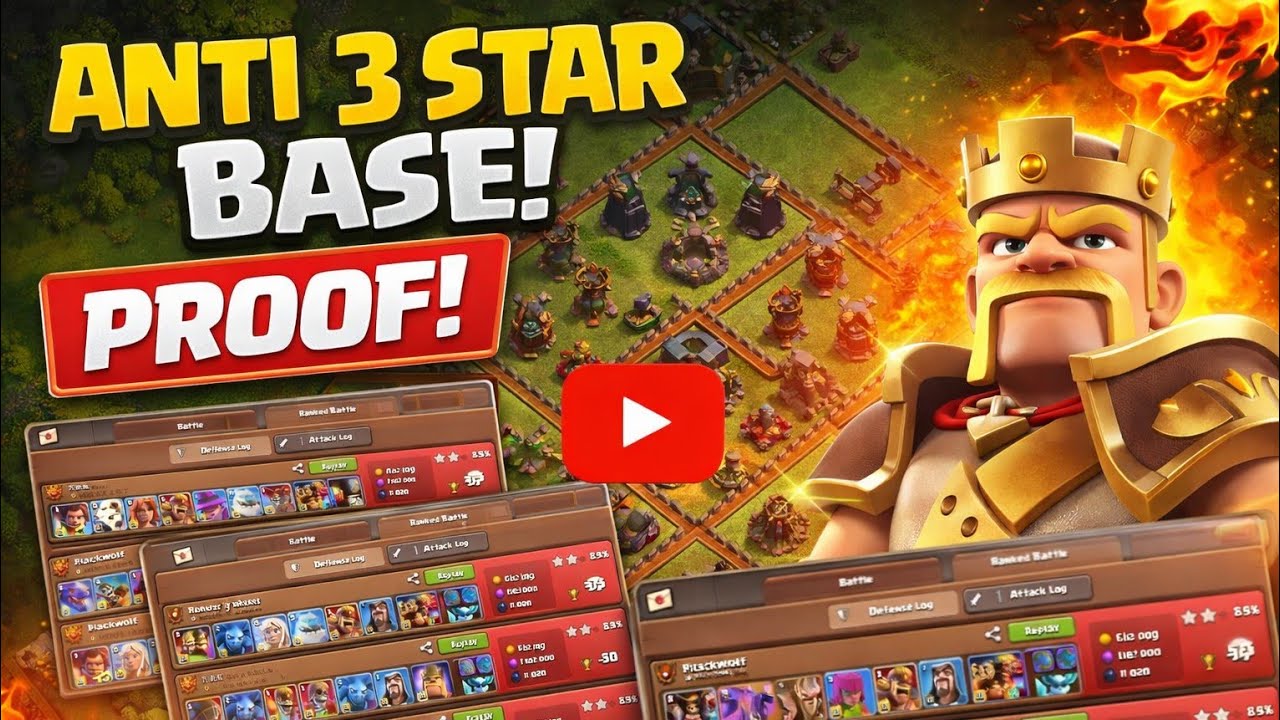 🔥 TH18 Anti-Throwers Base is UNBREAKABLE! | Anti 3 Star Legend League Base | Best TH18 War Base 2026