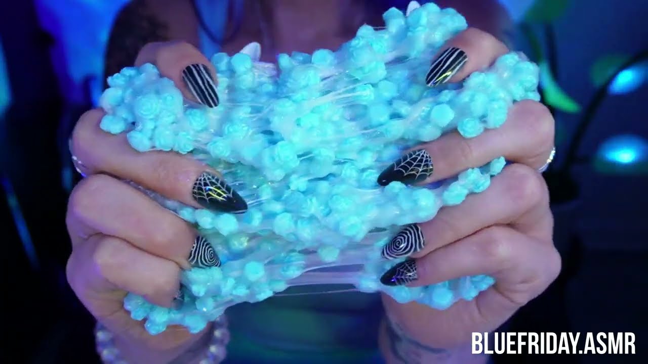 Crunchy Slime ASMR🩵