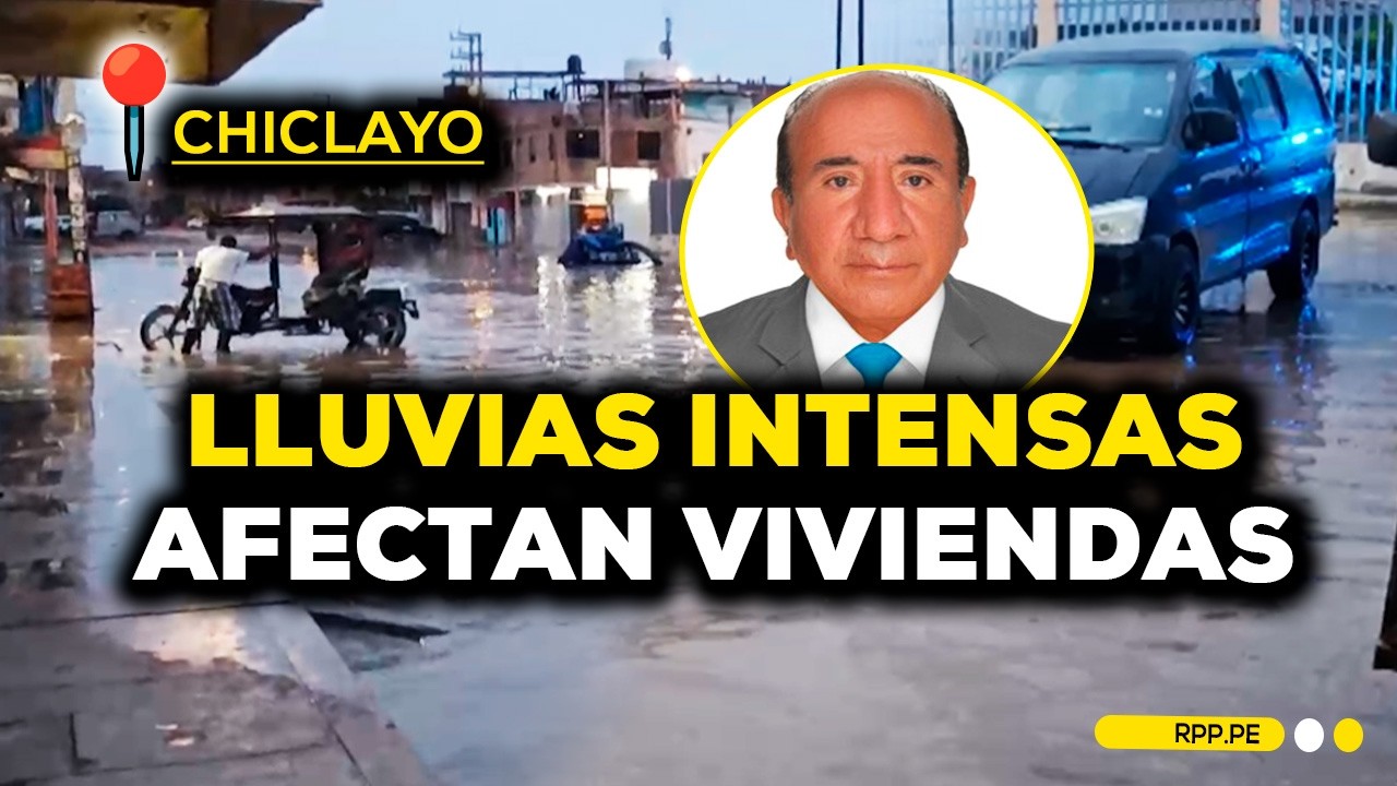 Alarma en Chiclayo: Lluvias intensas afectan a más de 1500 viviendas #RotativaRPP