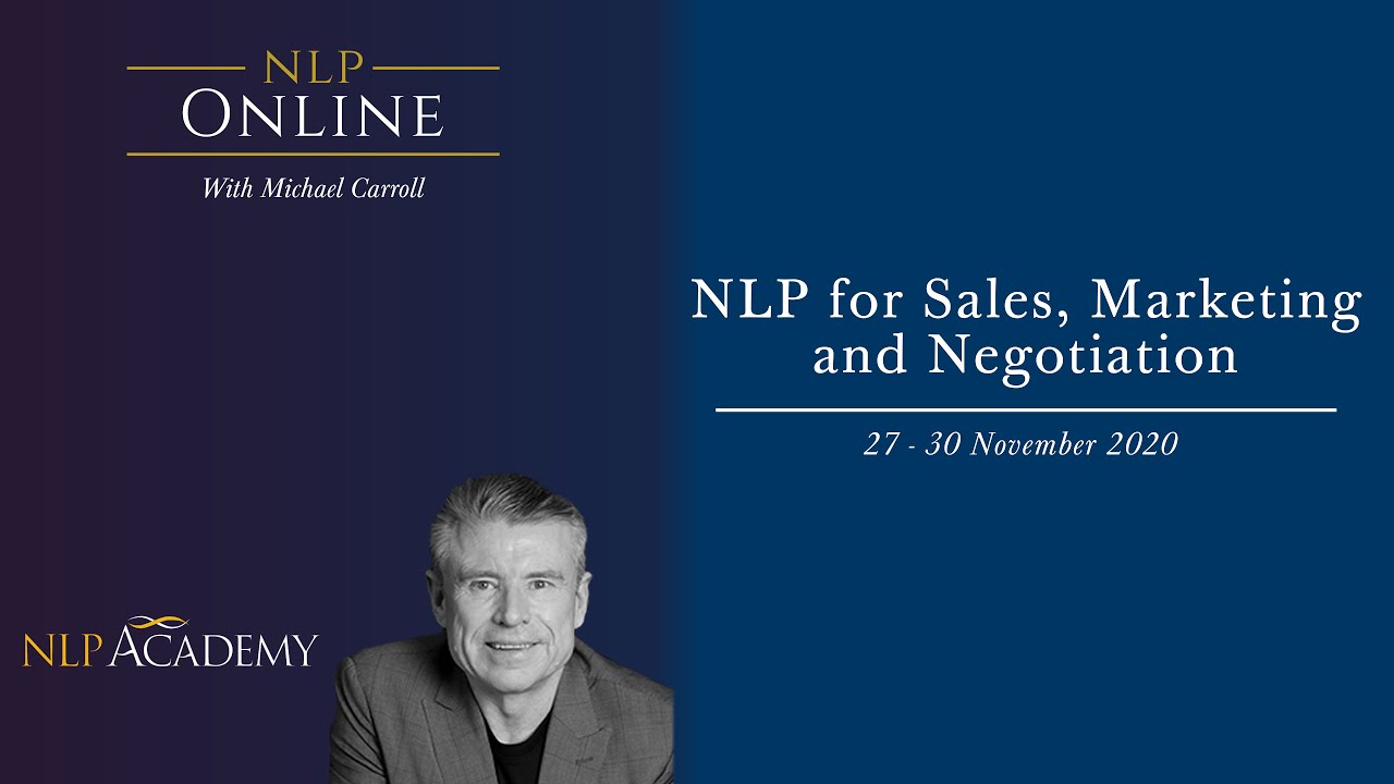 NLP Business Development Programme, Sales, Marketing and Negotiation.