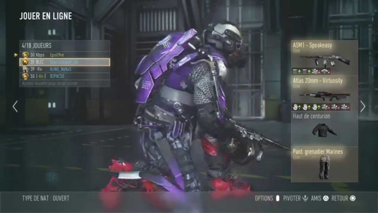 Call of Duty®: Advanced Warfare / comment avoir des bottes et protege tibia cavelerie ?