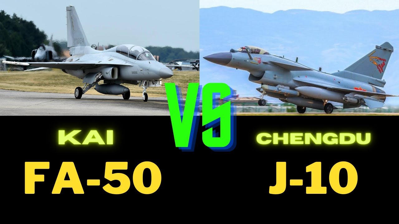 KAI FA-50 vs Chengdu J-10  technical specifications.
