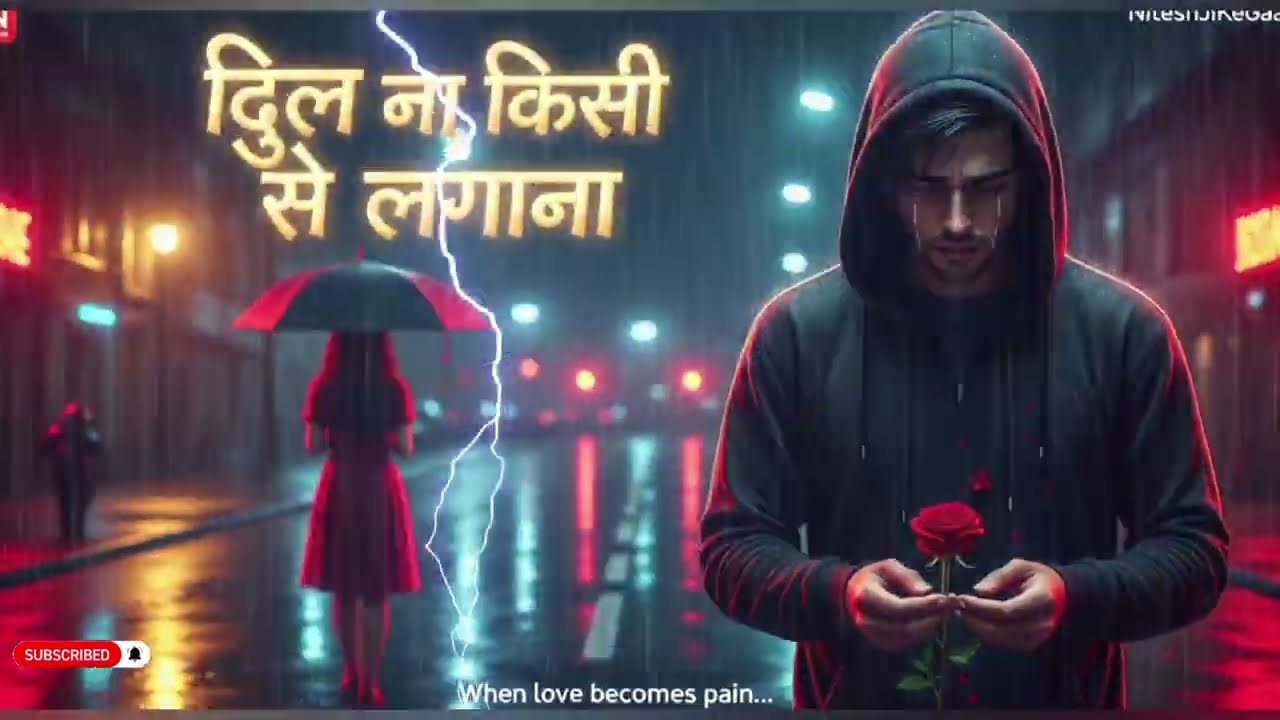 DIL NA KISI SE LAGANA💔❤️‍🩹🌿| Heart Touching Sad Song💔❤️‍🩹🌿 | Nitesh Ji Ke Gaane 💔❤️‍🩹🌿#hearttouching