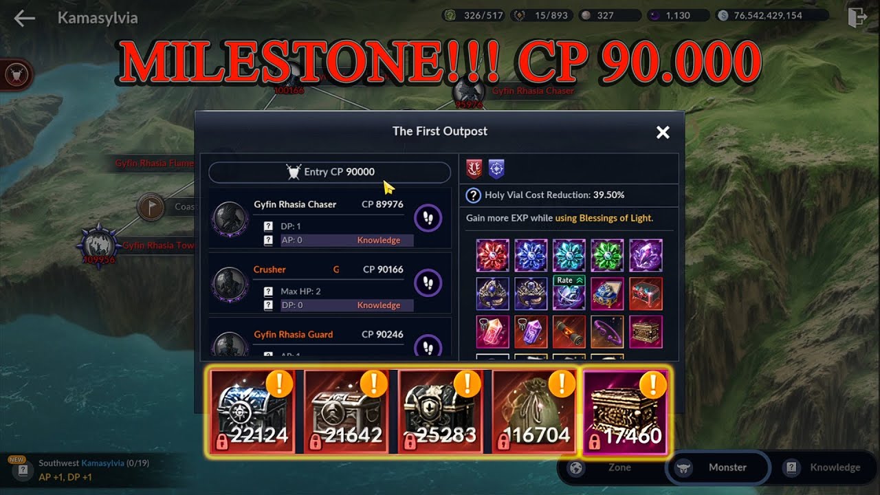 Black Desert Mobile | Finally CP 90K For The New Chaos Rift Crystals