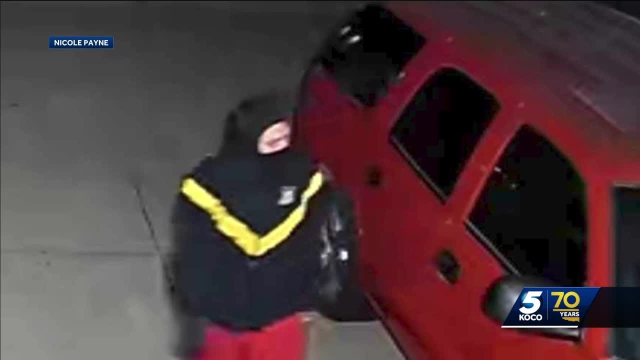 Oklahoma City neighborhood catches string of car break-ins on camera