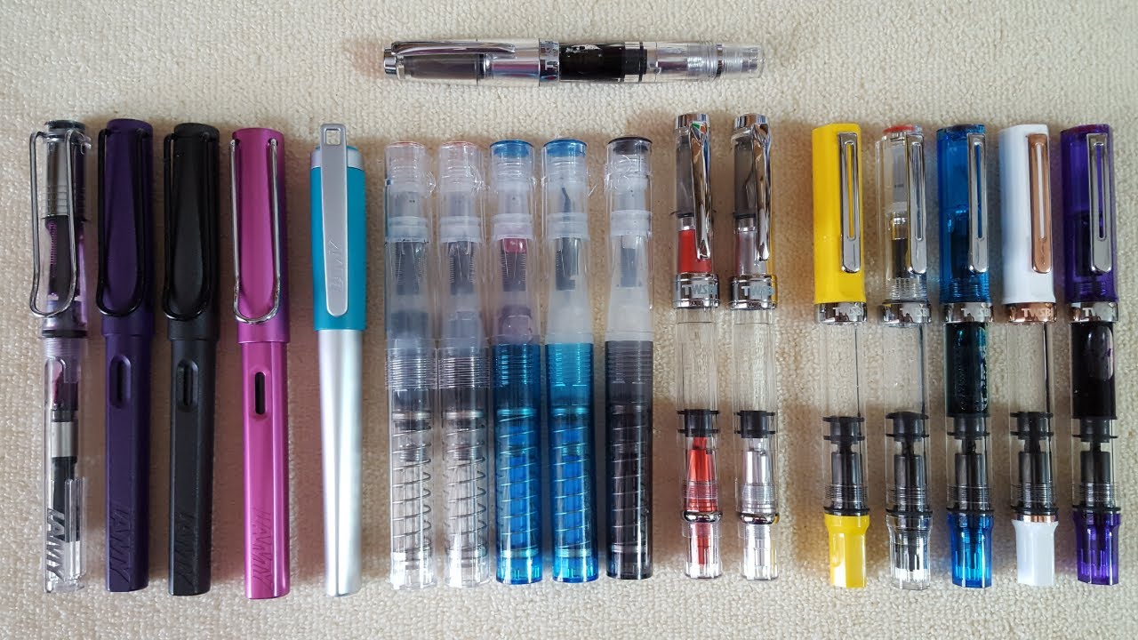 My Fountain Pen Collection - Part 2 - Lamy & TWSBIs