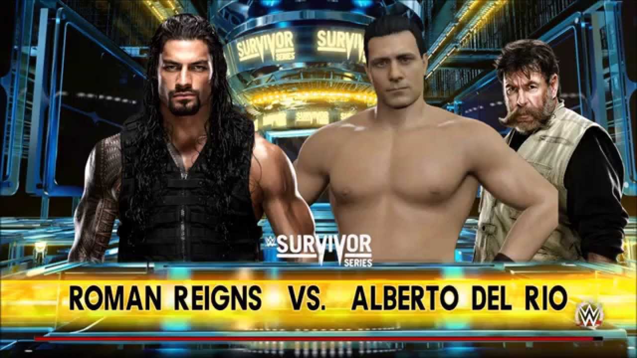 Roman Reigns vs Alberto Del Rio| Survivor Series 2015