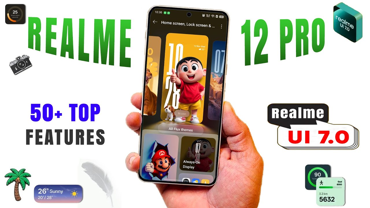 Realme 12 Pro Realme UI 7.0 Update: 50+ New Features | Android 16 New Update | Realme UI 7.0 Update🔥