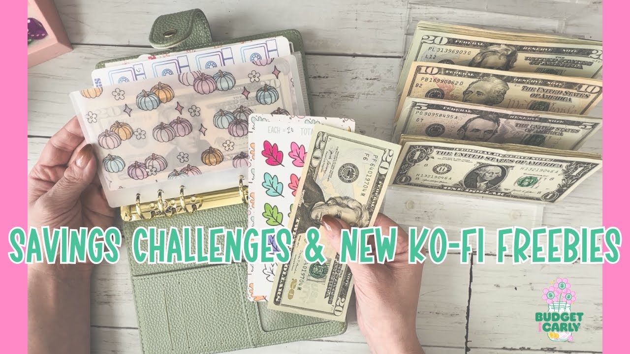 It's Savings Challenge Day! Saving $380 Plus New Ko-fi Freebies! #savingschallenges