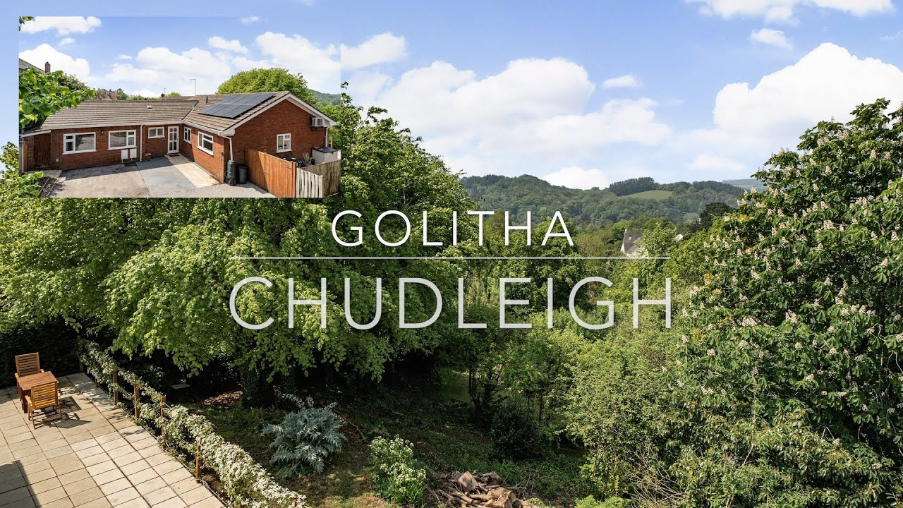 FOR SALE! An impressive 5 bed home set in half an acre of gardens with amazing views in Chudleigh...
