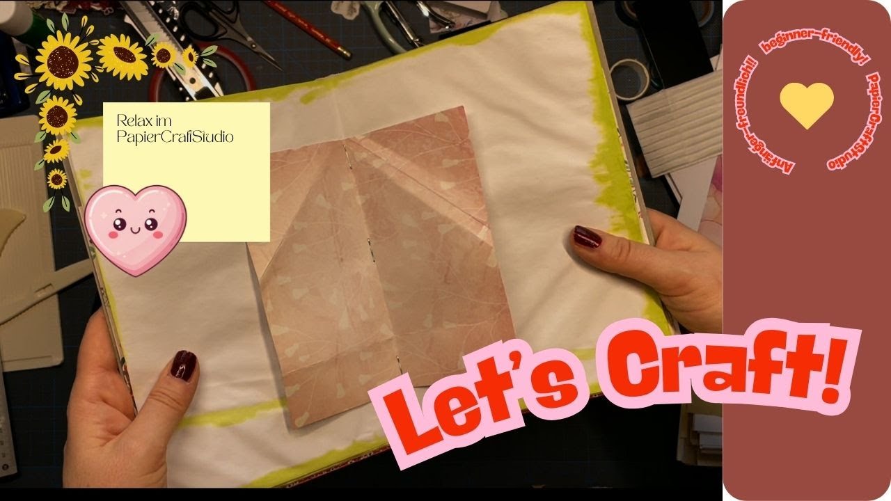 Vol. 0021 Einfache Bindung mit dem Langarmtacker! - Beginnerfreundlich =) - PapiercraftStudio