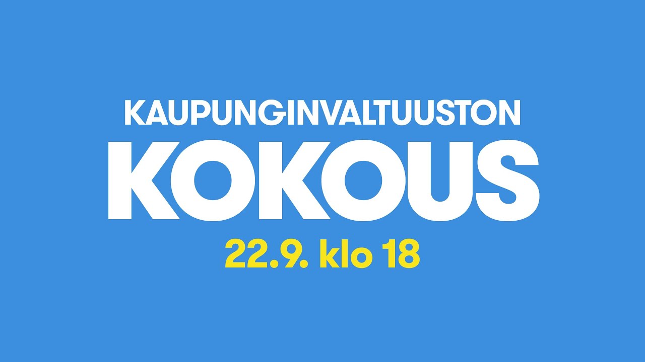 Vantaan kaupunginvaltuuston kokous 22.9.2025